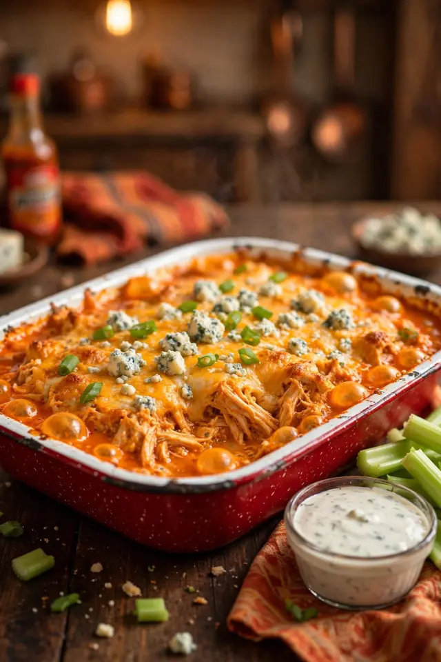 Buffalo Chicken Bake