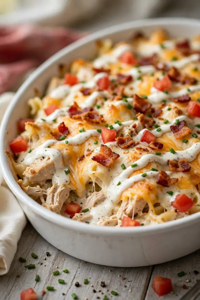 Chicken Bacon Ranch Bake