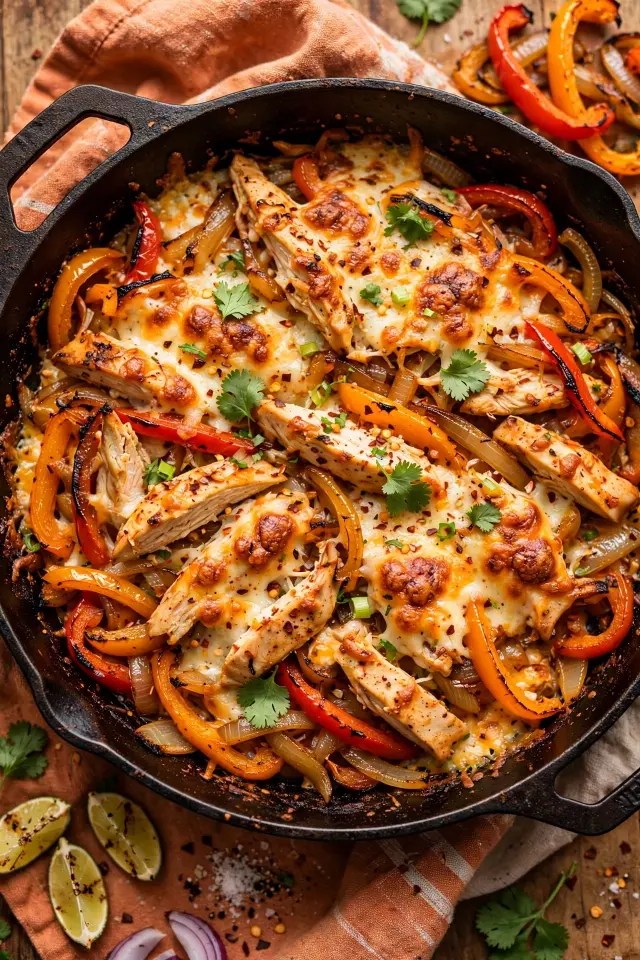 Chicken Fajita Bake