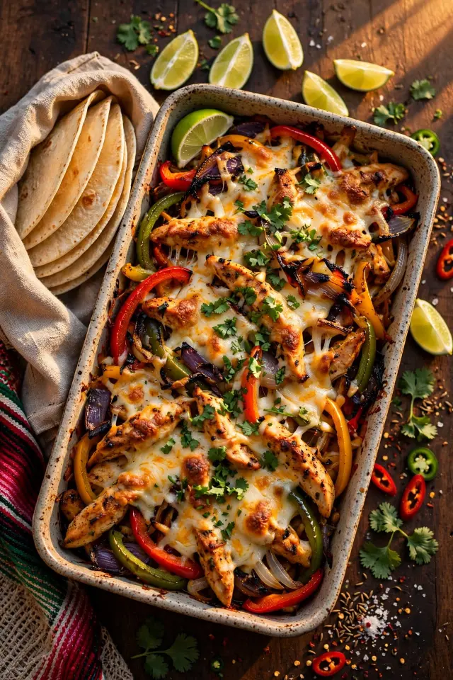 Chicken Fajita Casserole