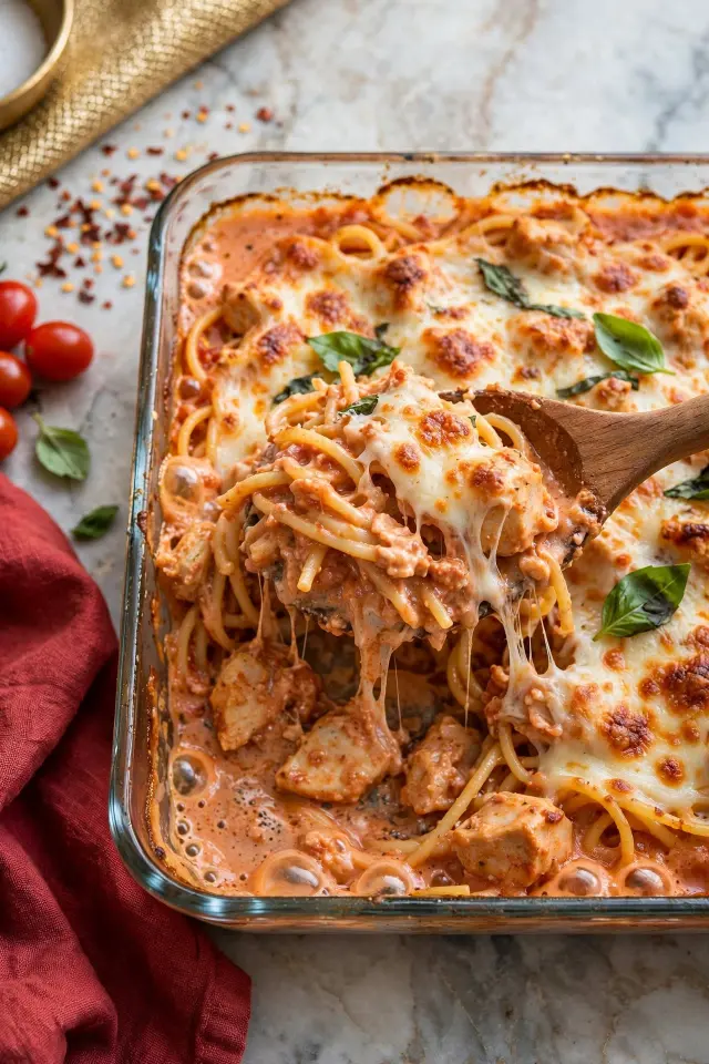 Chicken Spaghetti Bake