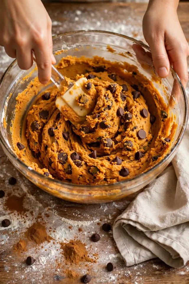 How to Make Soft Pumpkin Chocolate Chip Cookies Step by Step