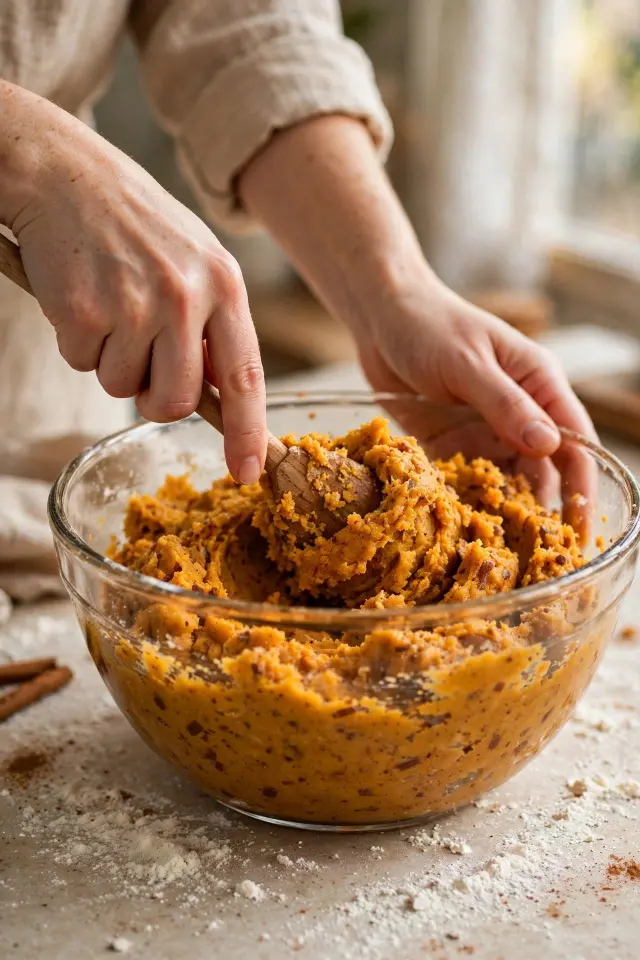 How to Make the Pumpkin Snickerdoodle Dough