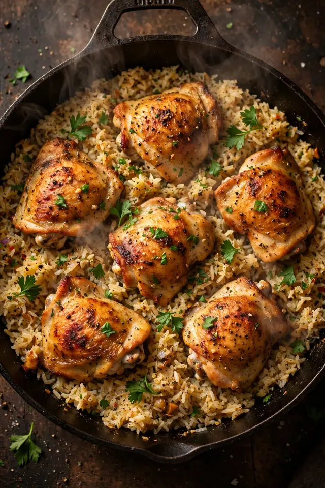 One-Pan Chicken and Rice