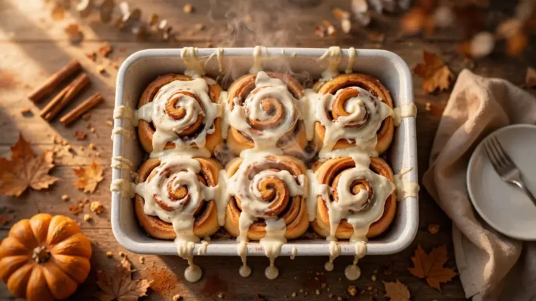 Pumpkin Cinnamon Rolls Recipe for Cozy Fall Mornings