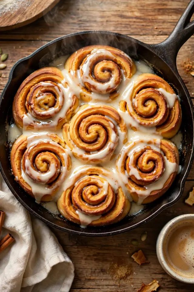 Pumpkin Cinnamon Rolls