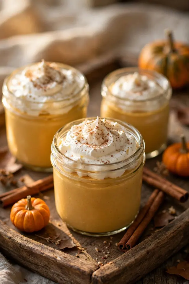 Pumpkin Mousse Cups