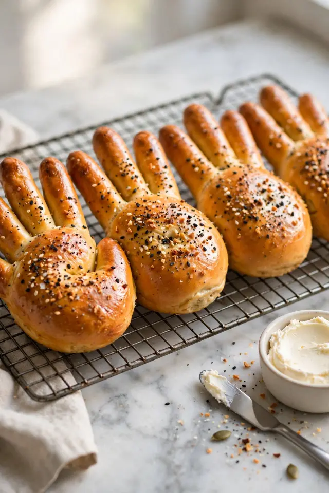 Pumpkin Sourdough Bagels