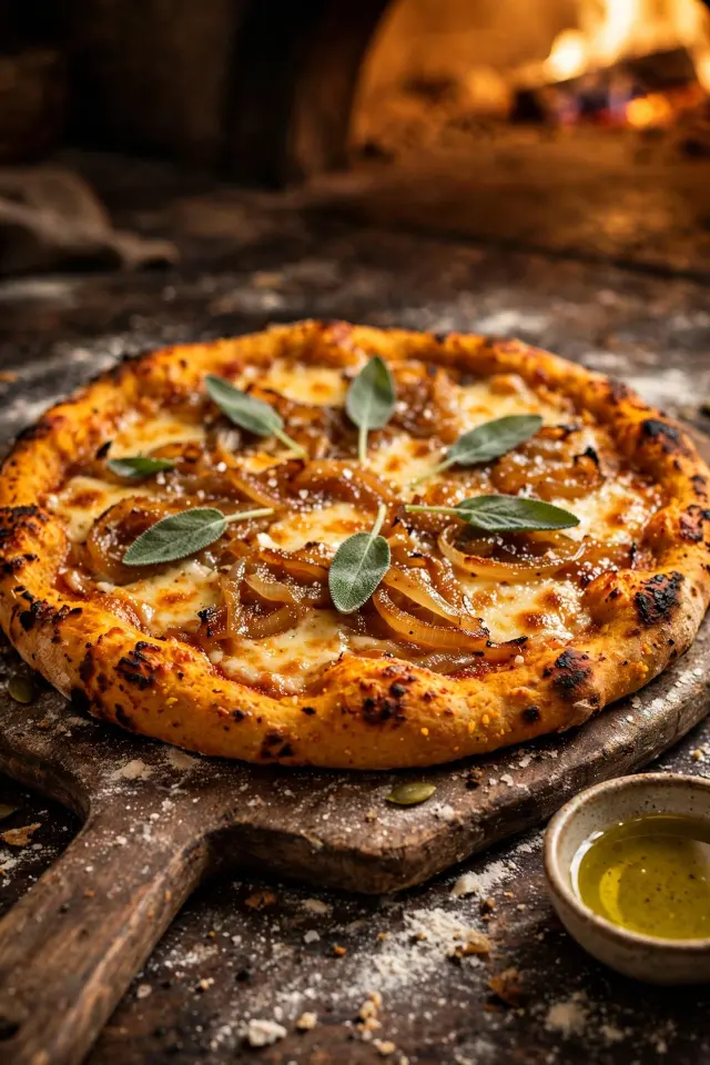 Pumpkin Sourdough Pizza Crust