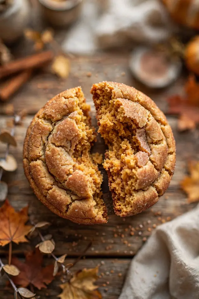 Pumpkin Snickerdoodle Cookies That Stay Soft for Days
