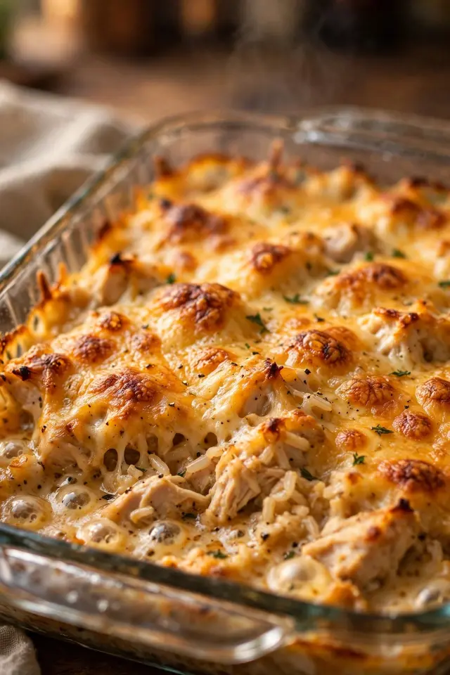  Cheesy chicken and rice casserole recipe