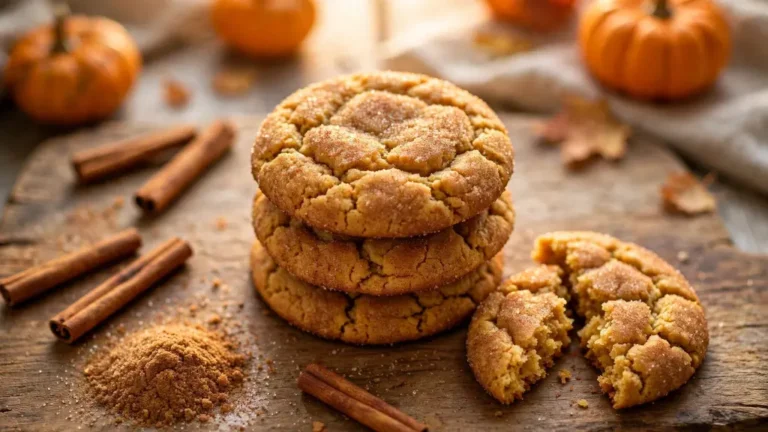 Pumpkin Snickerdoodle Cookies That Stay Soft for Days