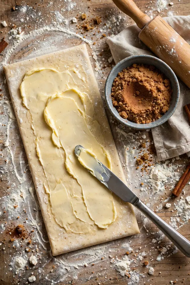Making the Cinnamon Filling