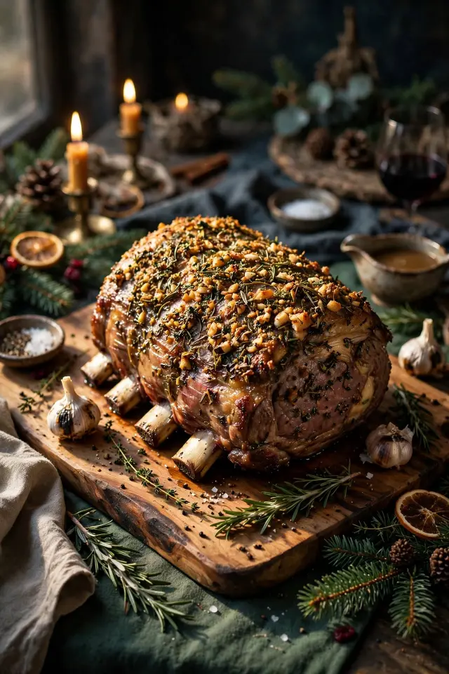 Garlic butter prime rib roast beef recipe for holidays