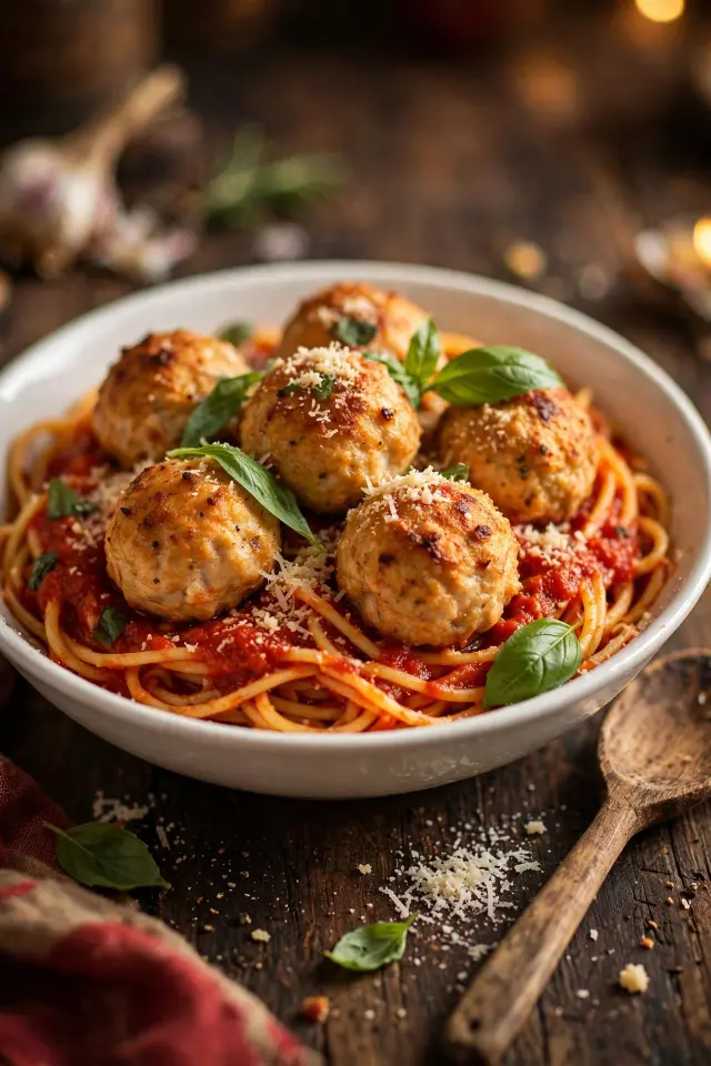 Baked Chicken Meatballs