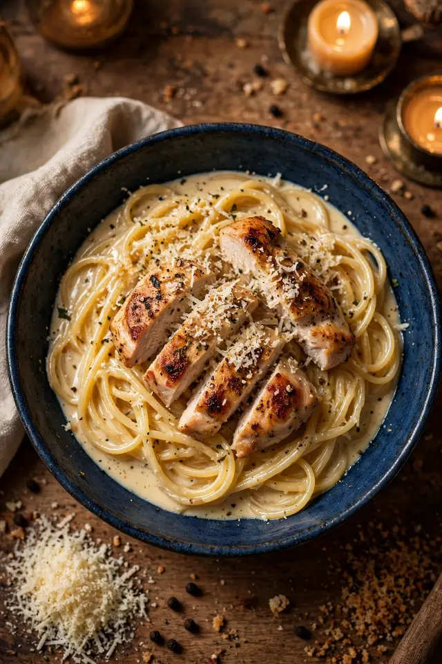 Chicken Carbonara Twist