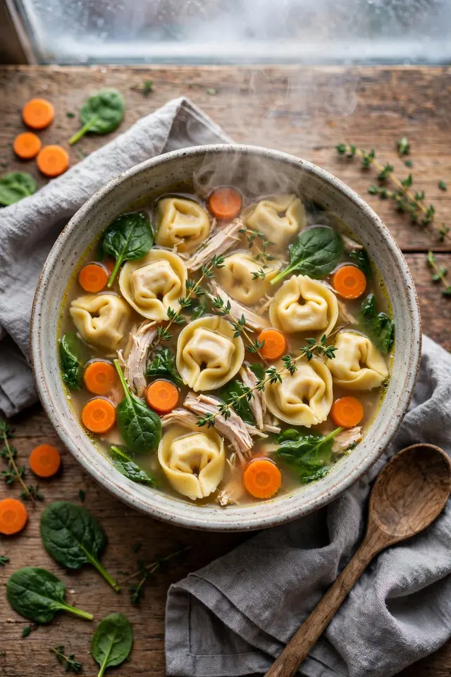 Chicken Tortellini Soup