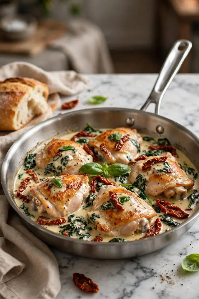 Creamy Tuscan Skillet