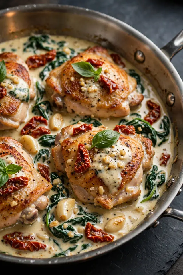Creamy Tuscan Thighs