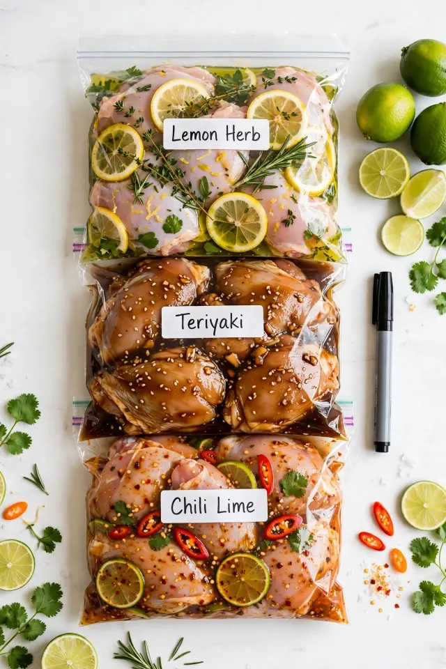 Freezer Marinade Packs