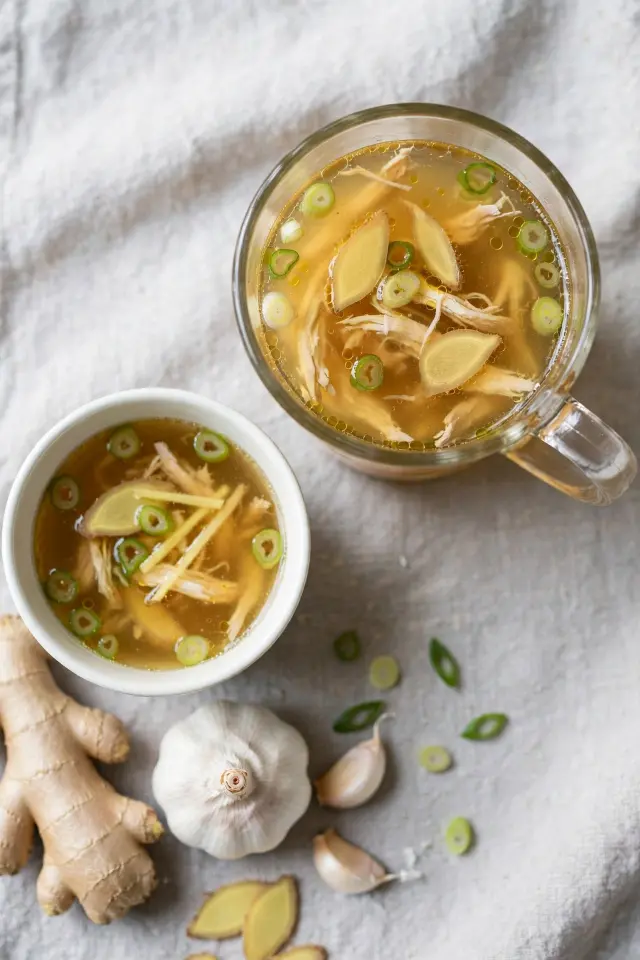 Ginger Garlic Broth