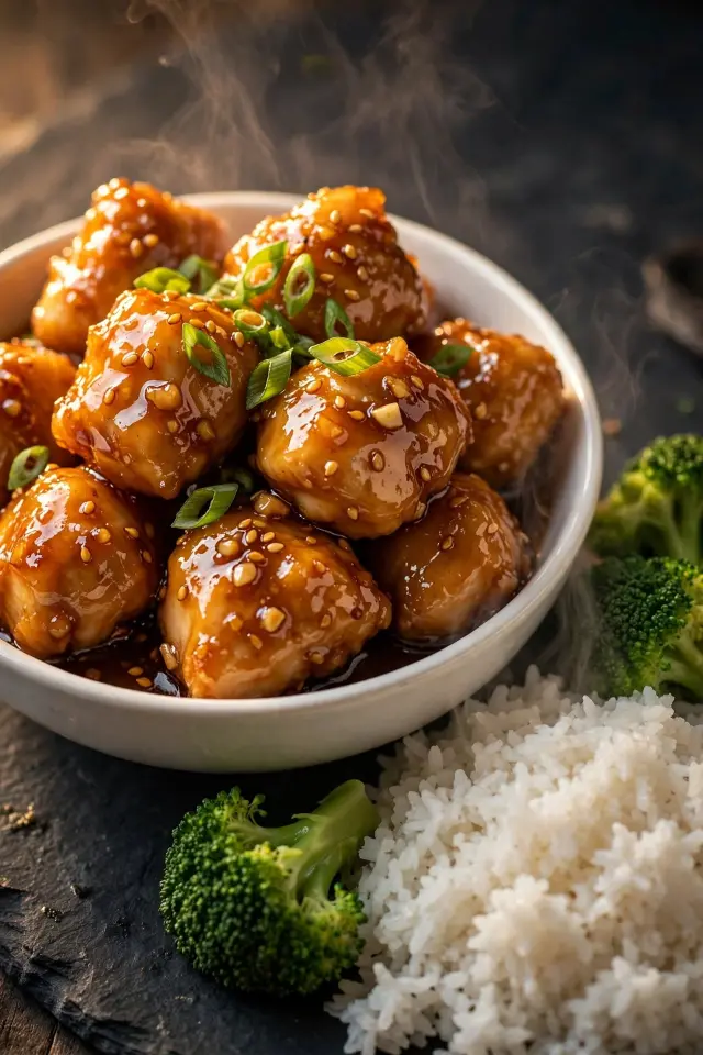 Honey Garlic Chicken Bites