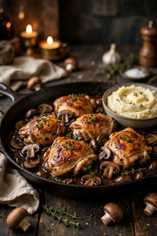 Mushroom Marsala Skillet