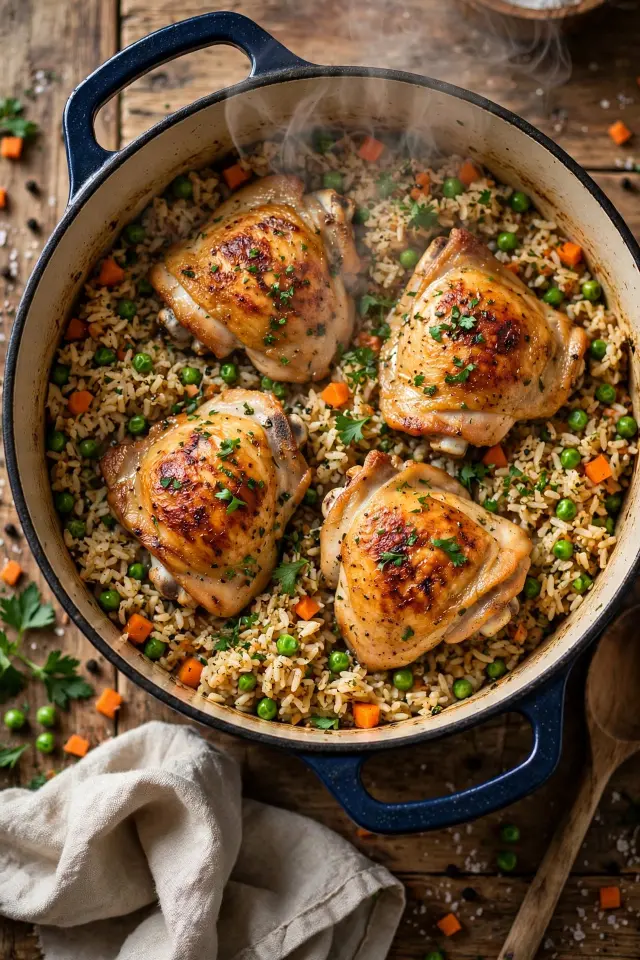 One Pot Chicken Rice
