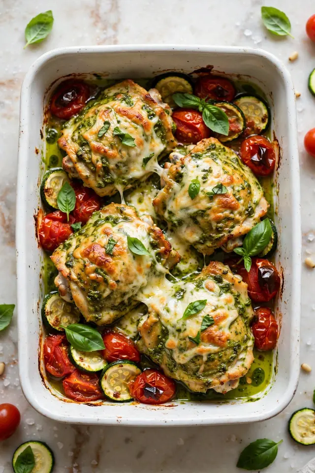 Pesto Veggie Bake