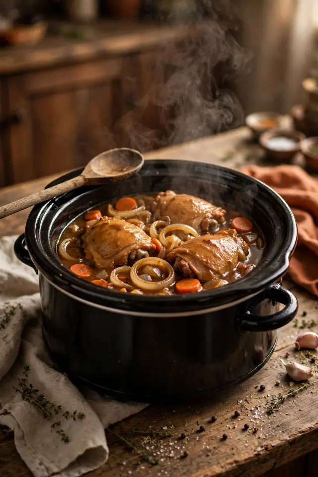 Slow Cooker Thighs