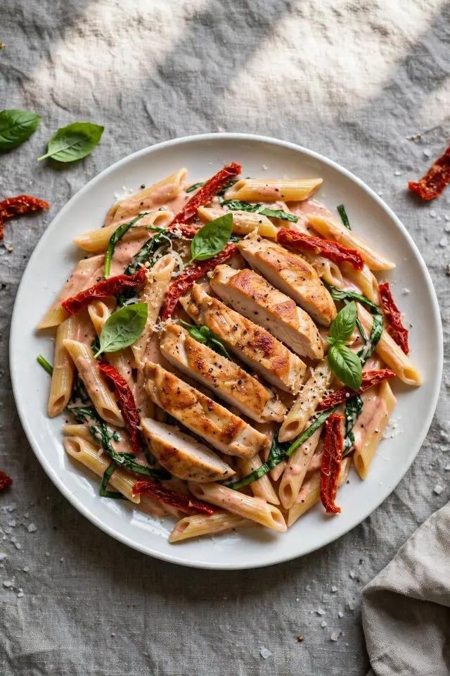 Sun Dried Tomato Chicken Pasta