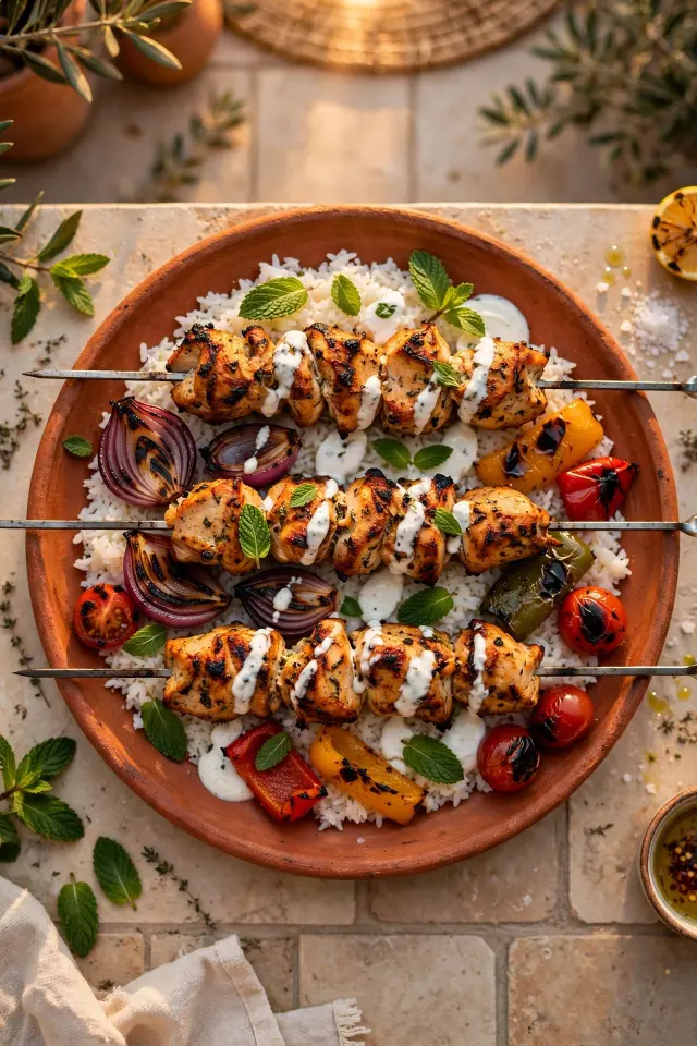 Yogurt Marinated Skewers