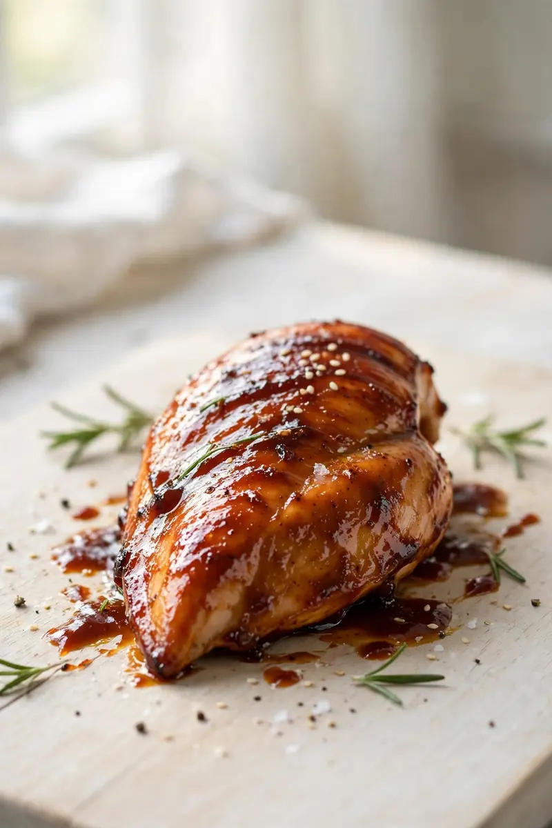 BBQ baked chicken breast