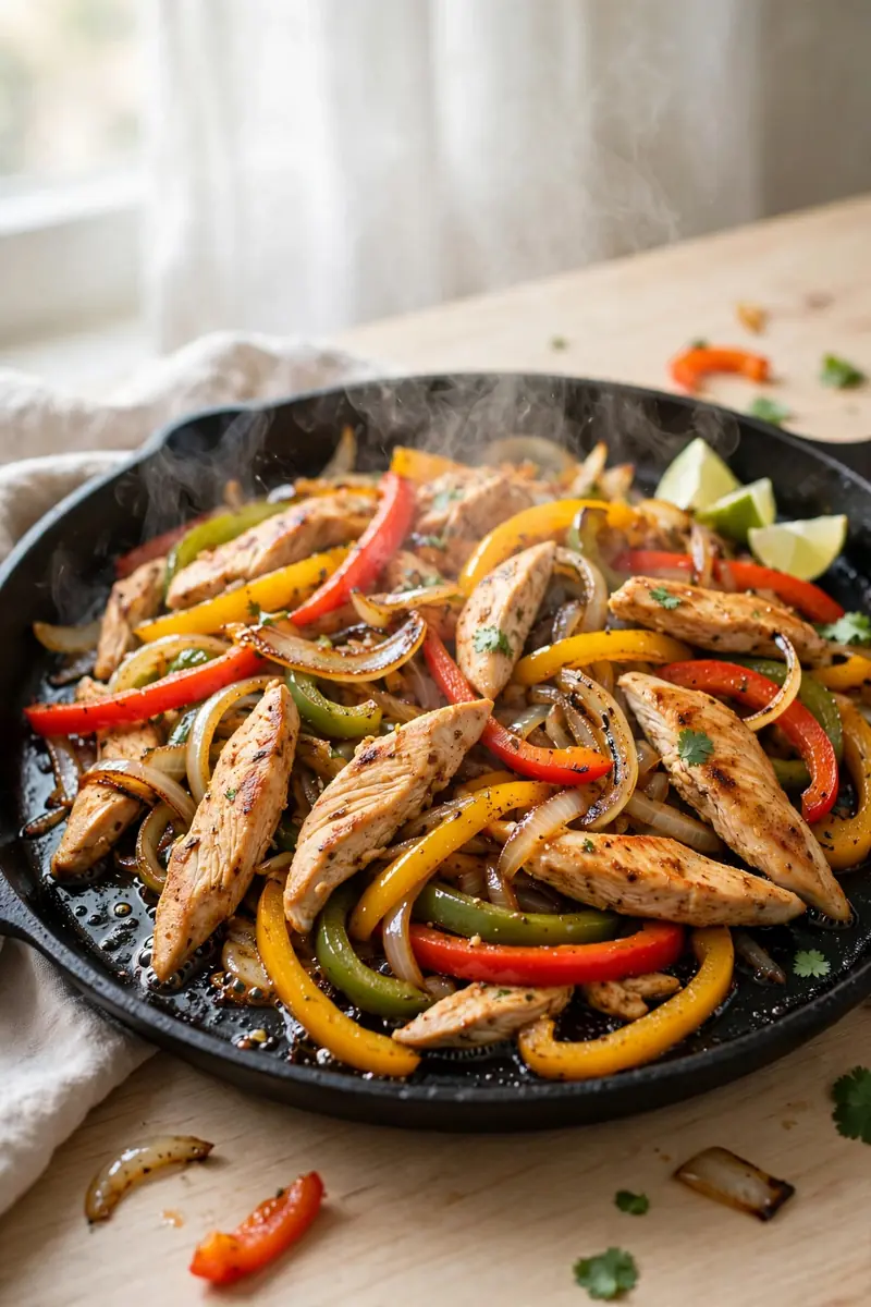 Chicken breast fajitas
