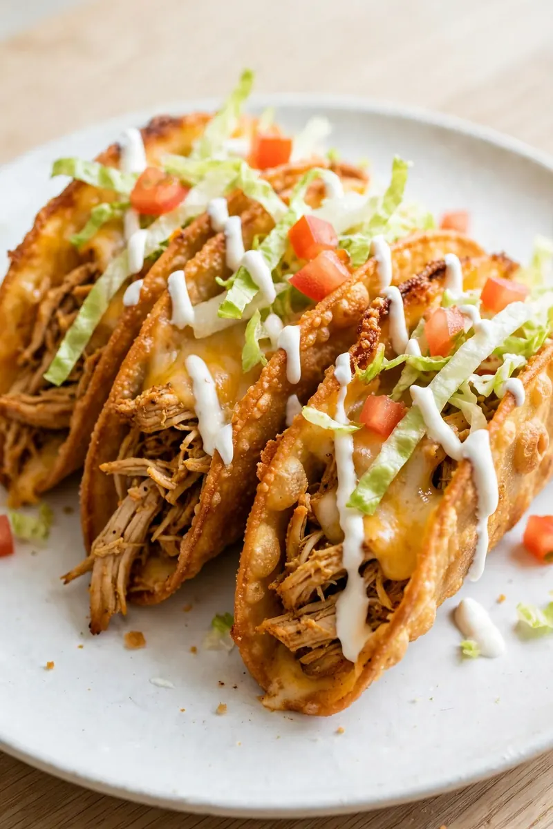 Chicken fried tacos