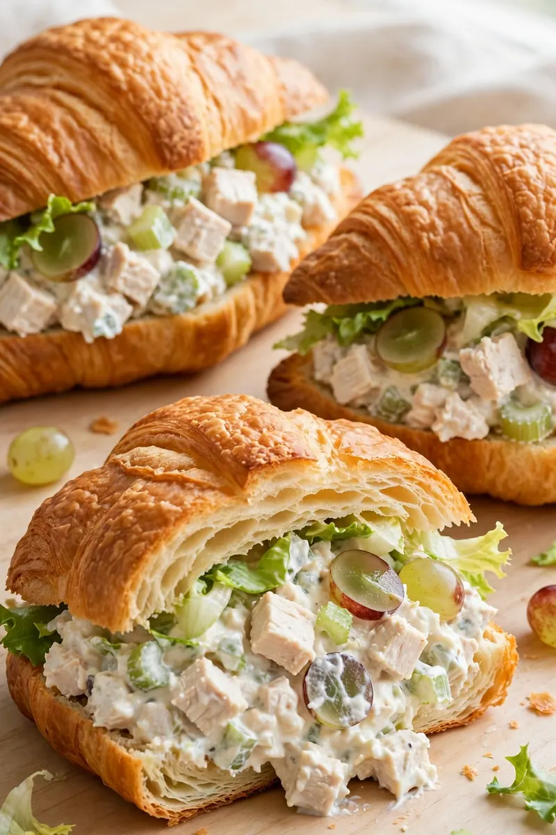 Chicken salad sandwiches