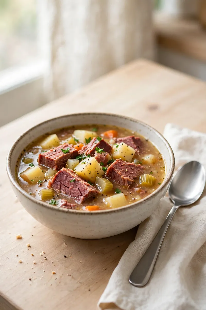 Corned Beef and Potato Soup