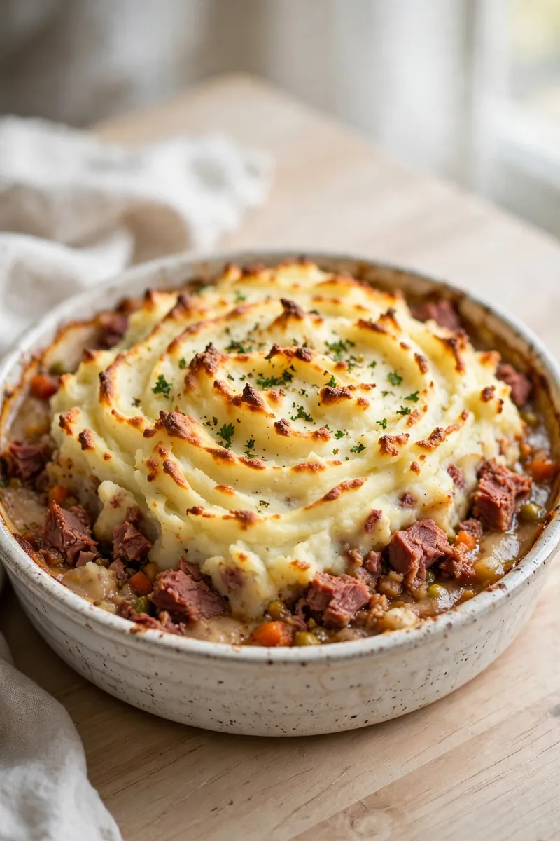 Corned Beef Shepherd's Pie