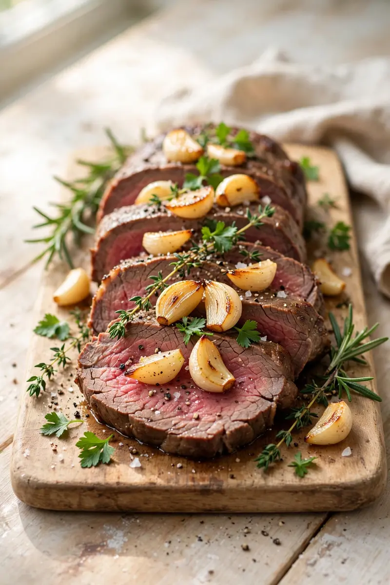 Garlic Herb Beef Roast