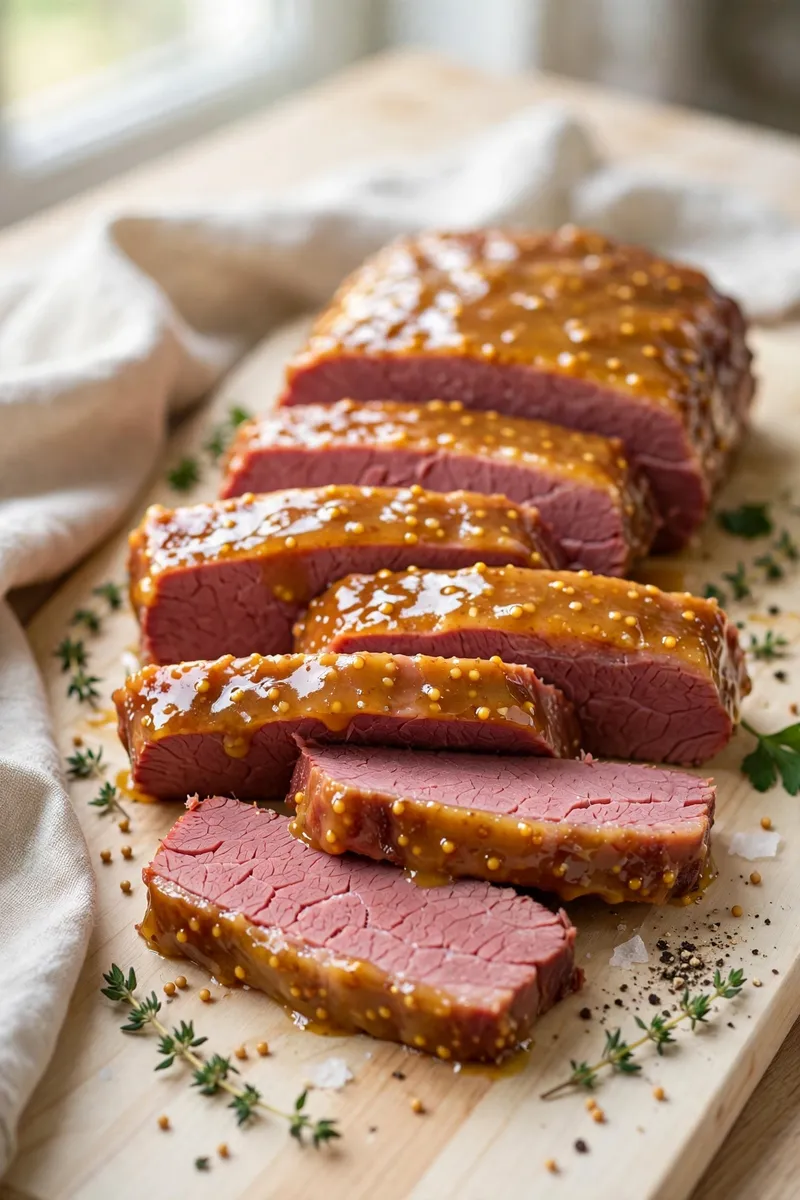 Honey Mustard Glazed Corned Beef