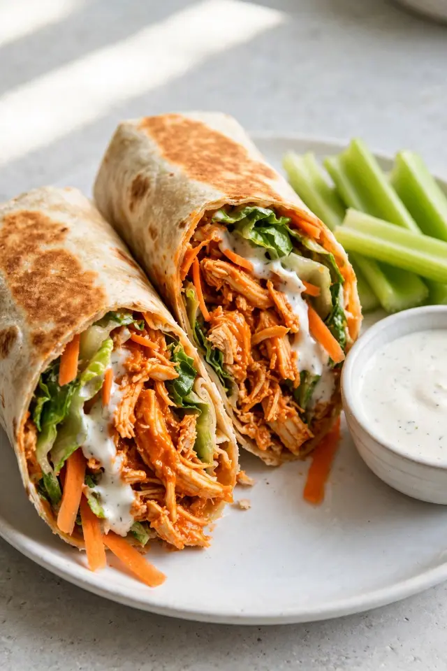 Buffalo Chicken Wraps