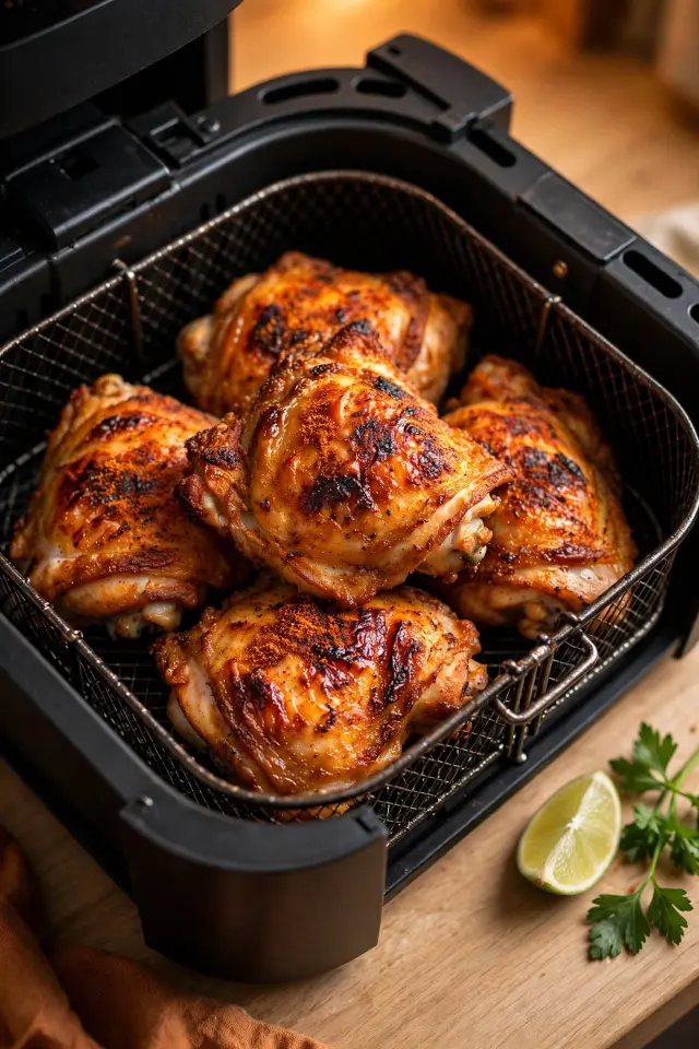 Air Fryer Crispy Thighs