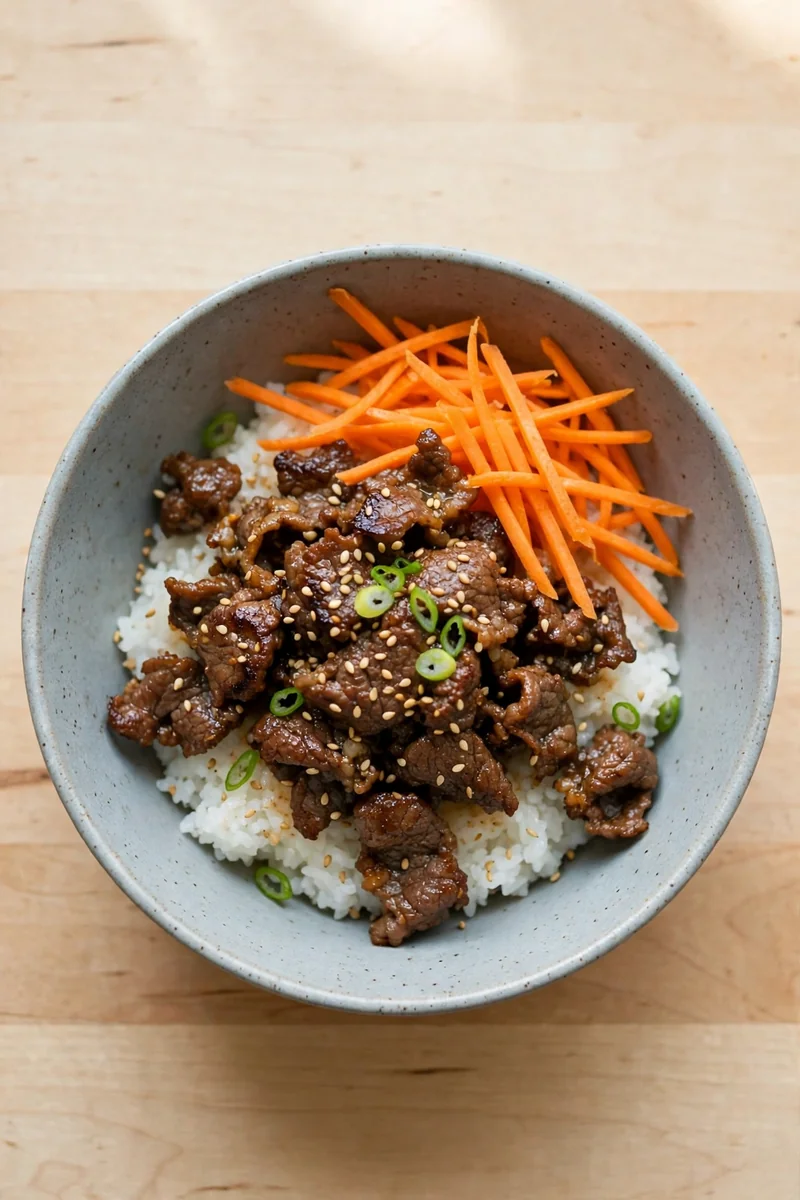 Korean Beef and Rice Bowls