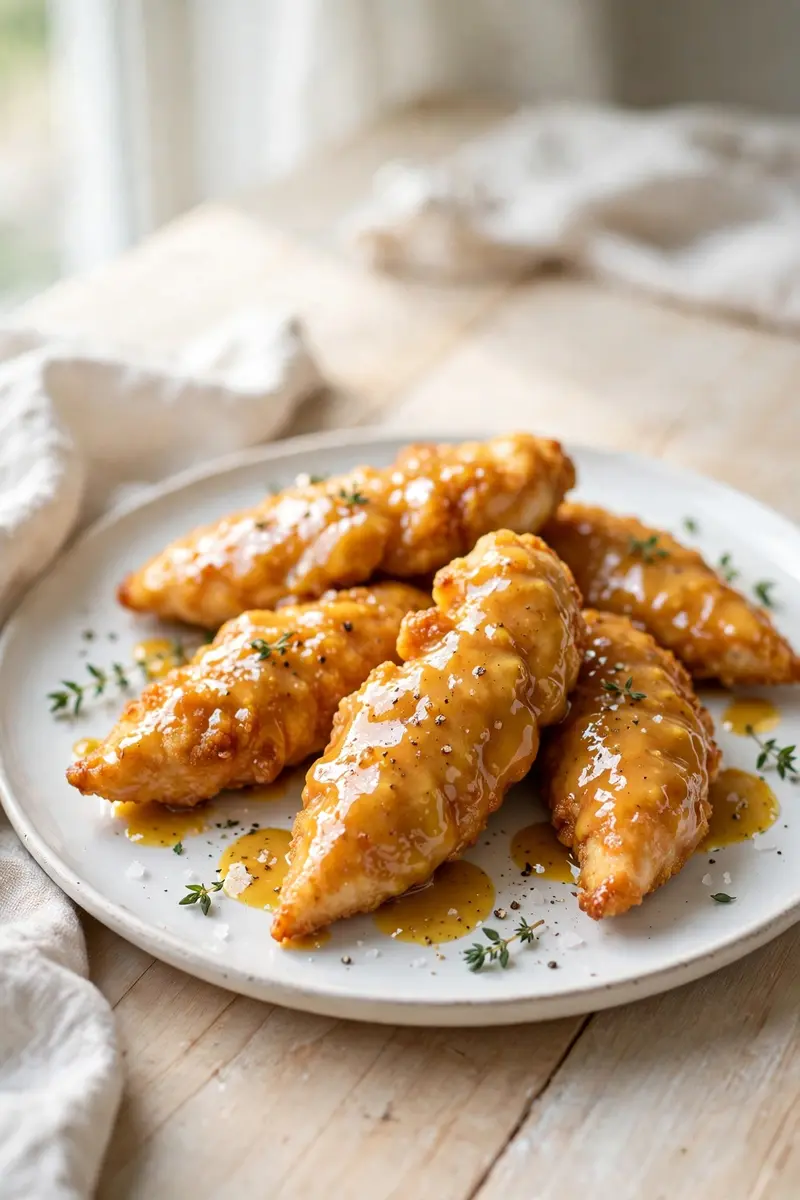 Maple Dijon chicken tenders