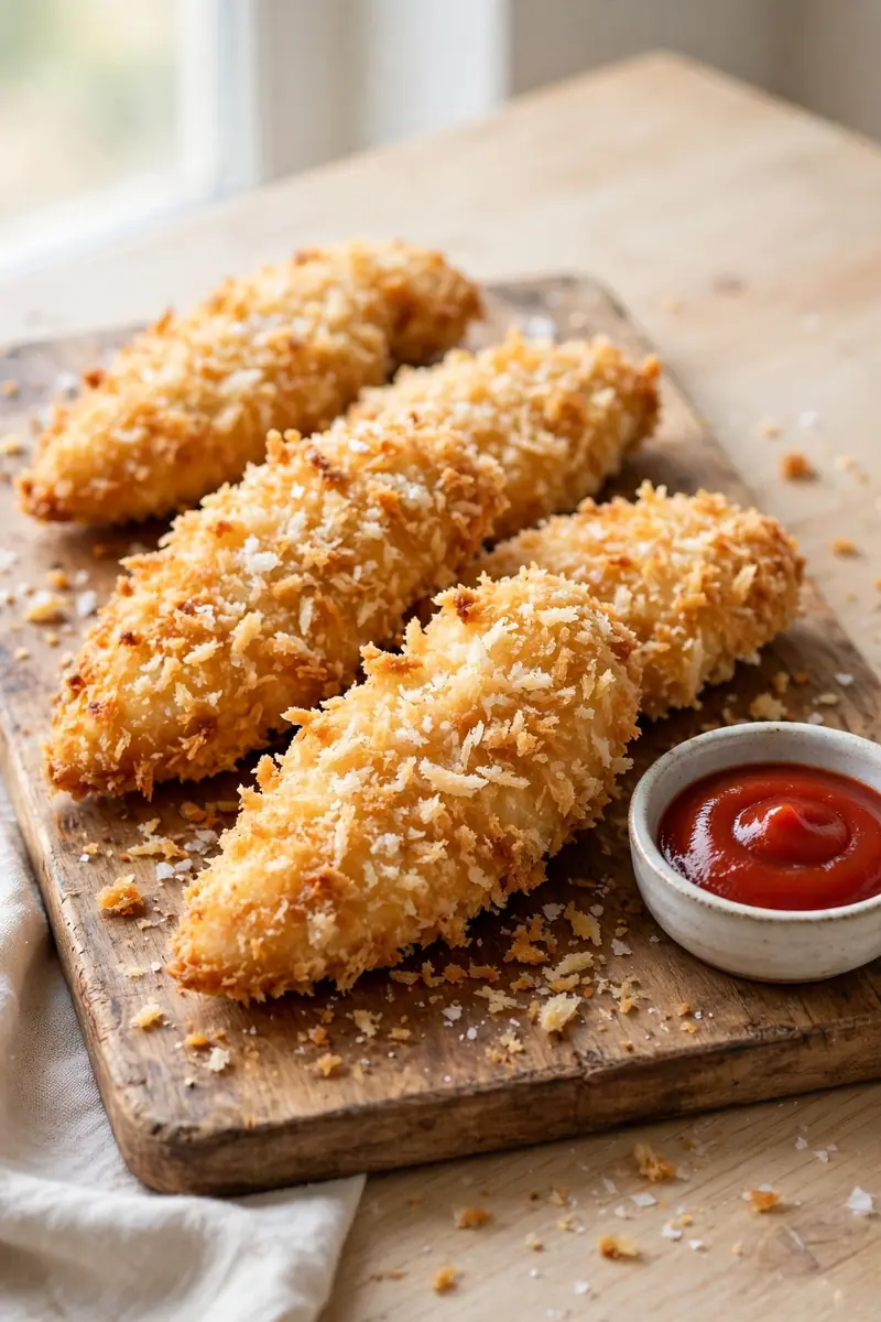 Panko breaded chicken tenders