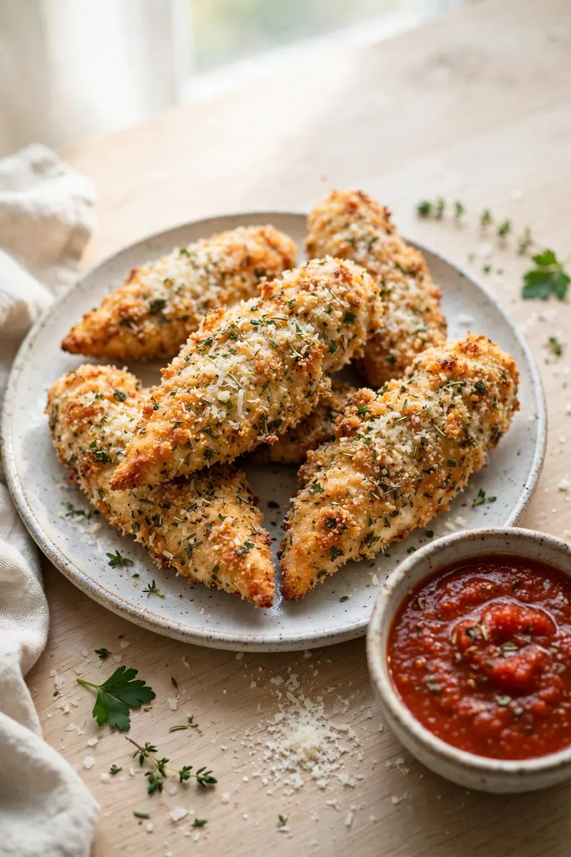 Parmesan crusted chicken tenders