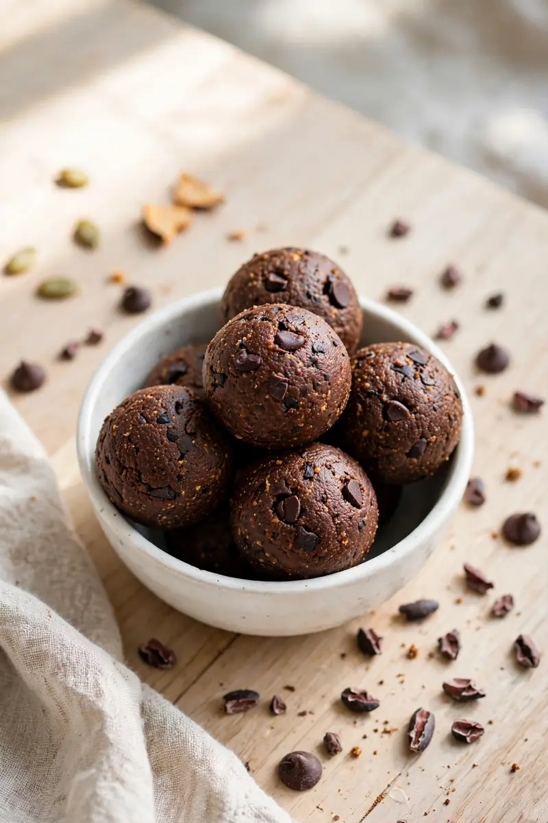 Keto sugar-free pumpkin protein balls
