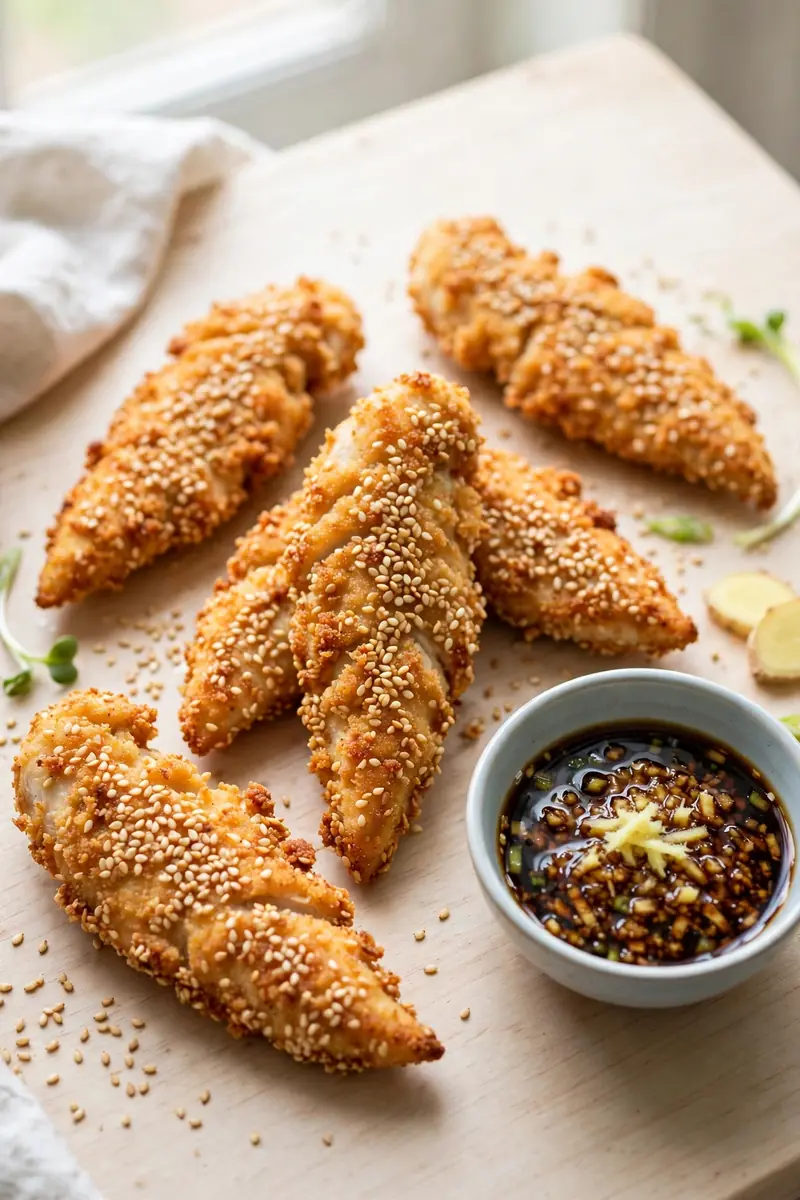Sesame chicken tenders