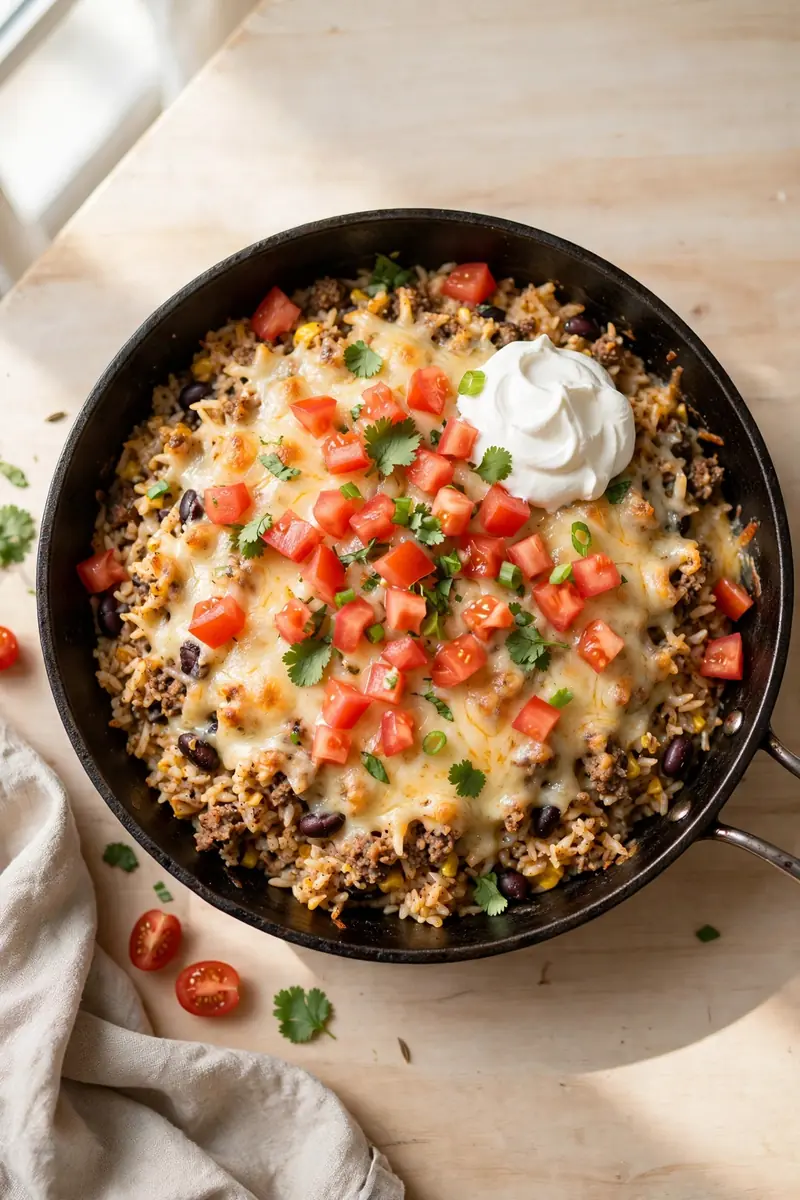 Taco Rice Skillet