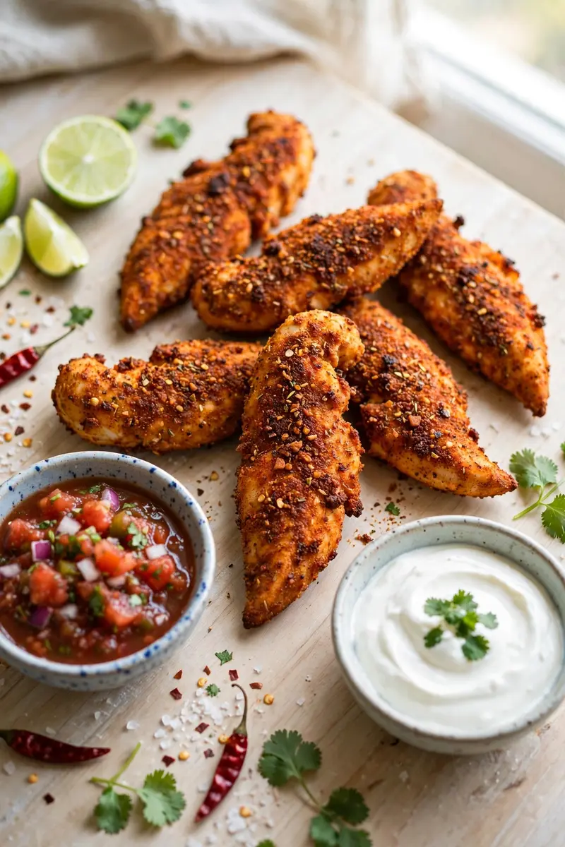 Taco seasoned chicken tenders
